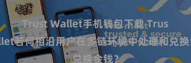 Trust Wallet手机钱包下载 Trust Wallet若何相沿用户在多链环境中处理和兑换金钱？